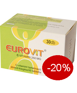 EUROVIT C VITAMIN  250 MG TABLETTA 30X