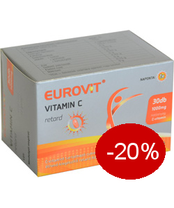 EUROVIT C-VITAMIN 1000 MG RETARD FILMTABLETTA 30X