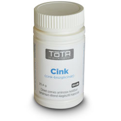 T�TA CINK (CINK-BISZGLICIN�T) KAPSZULA 60X
