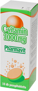 C-VITAMIN PHARMAVIT 1000 MG PEZSG�TABLETTA