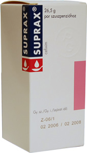 SUPRAX mg filmtabletta - Gyógyszerkereső - EgészségKalauz