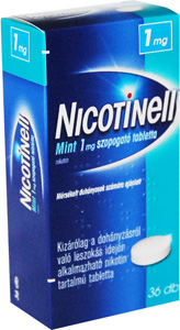 NICOTINELL MINT 1 MG SZOPOGAT� TABLETTA 36X