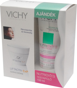 VICHY LIFTACTIV CXP ARCKR�M SZ�RAZ / NAGYON SZ�RAZ B�RRE + NUTRIEXTRA TEST�POL� 50ML+100ML